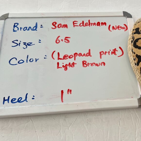 NEW Women Sam Edelman Leopard print Slip On Sneakers - Picture 11 of 11